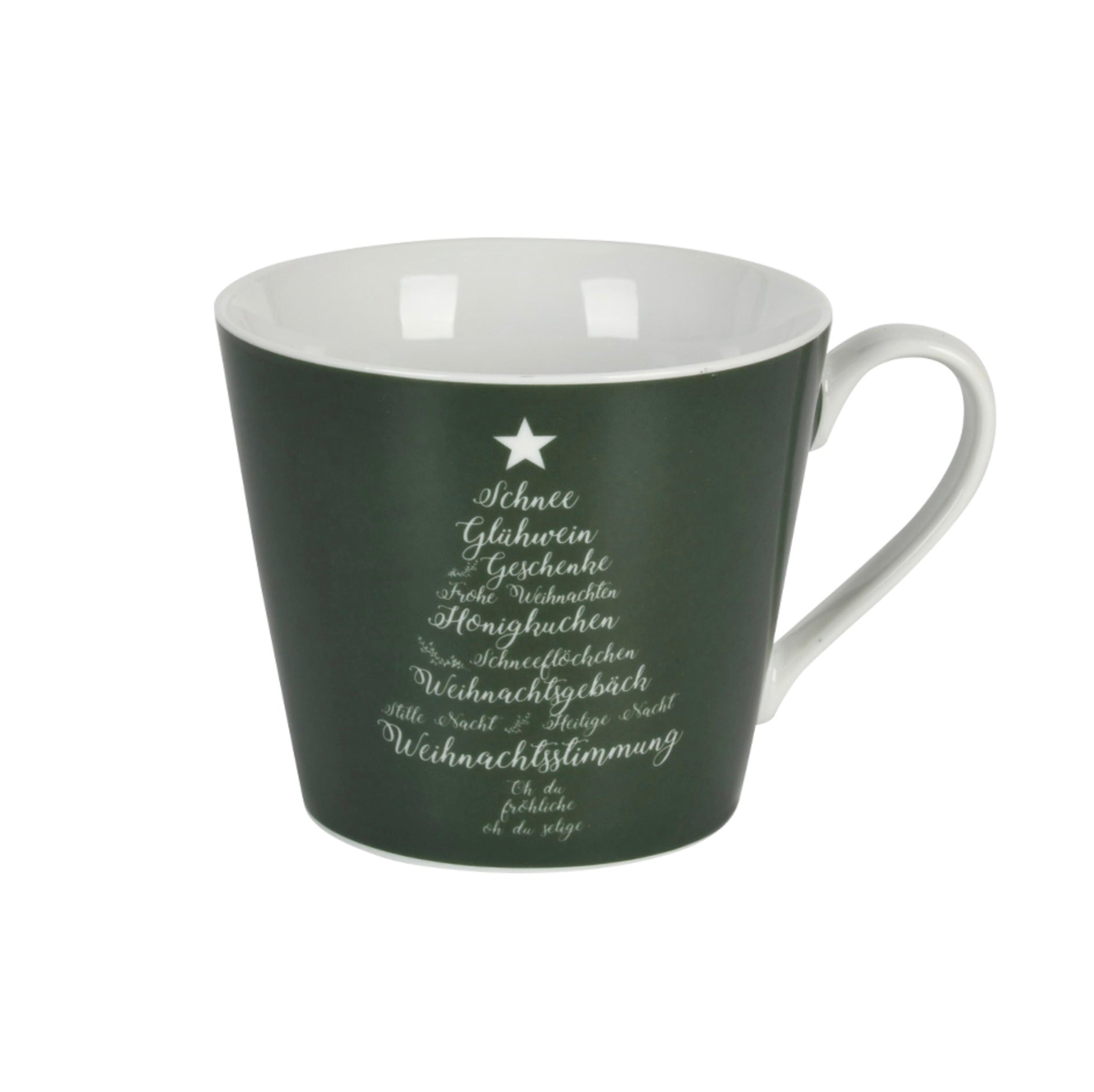Christmas Words Green Kaffeetasse