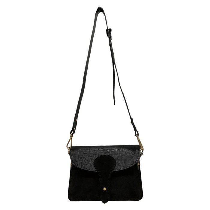 Leder Fieldsport Crossbody Bag -Black-