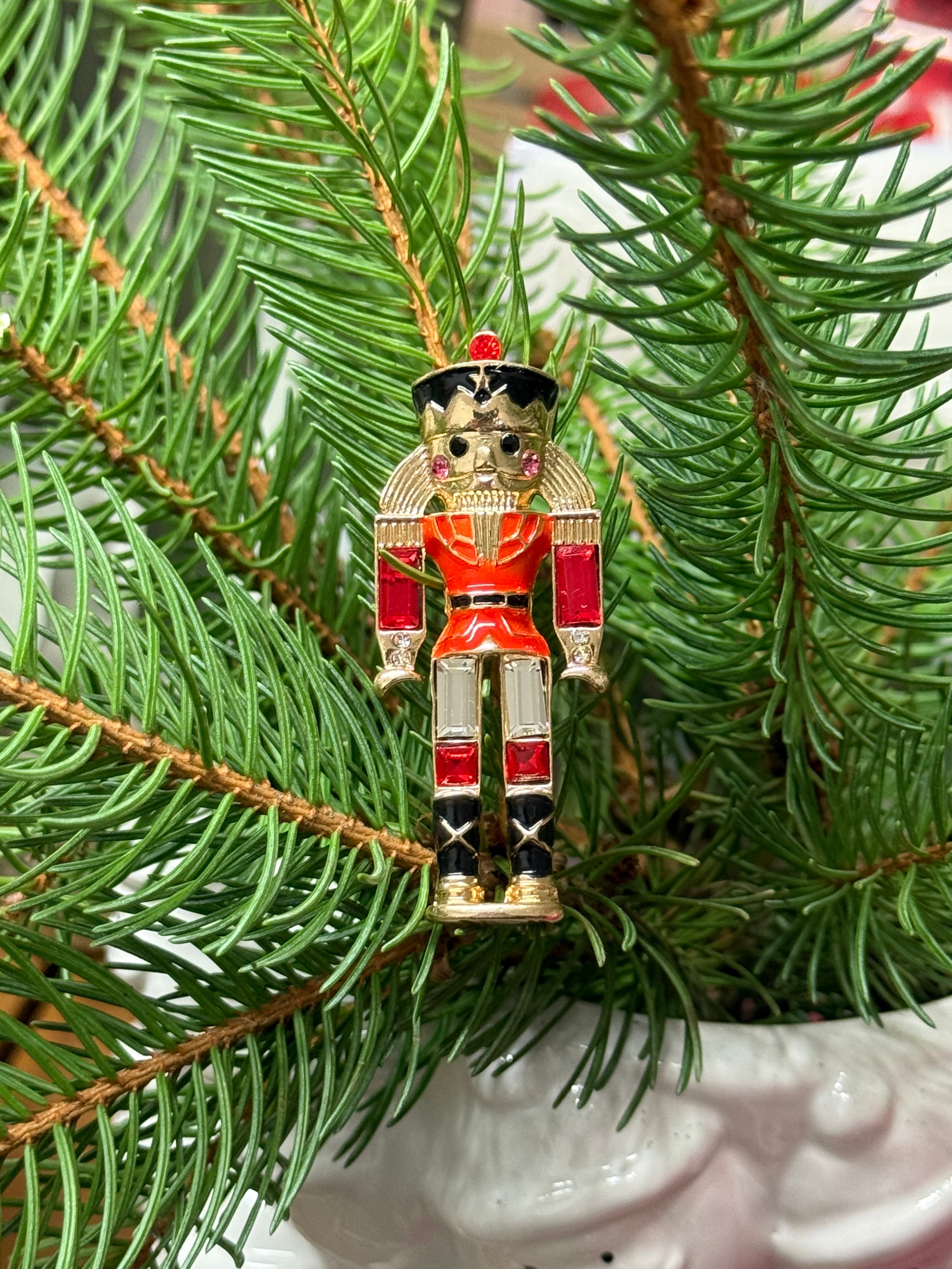 Brosche Nussknacker 6cm