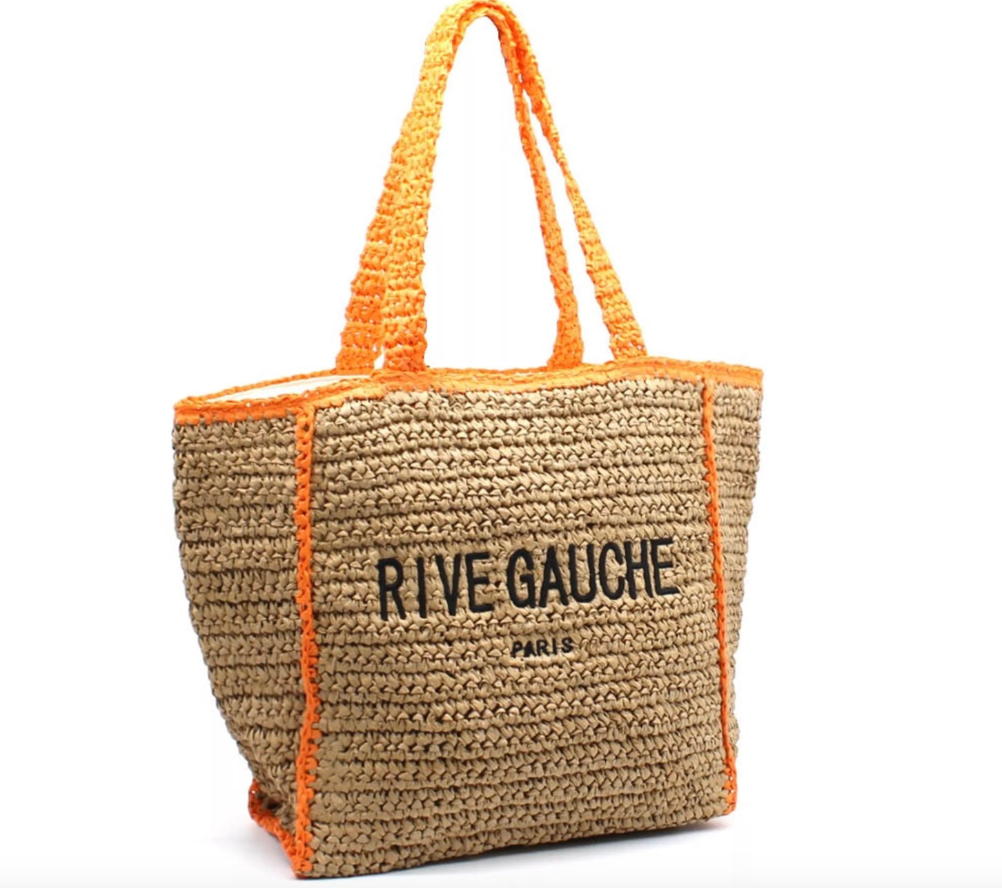 Rive Gauche Signature Collection Bag - City Bag Orangy