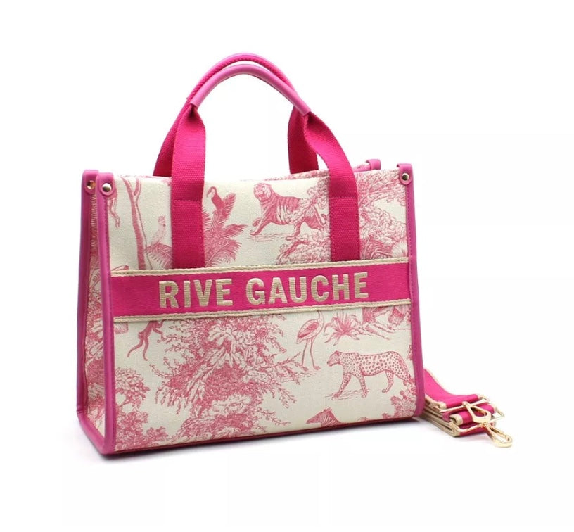 Rive Gauche Signature Collection Bag MIDI -Fuchsia-