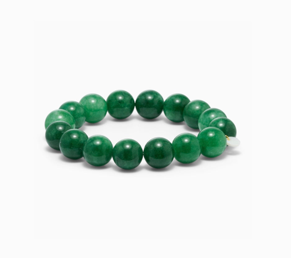 LUCK - Chunky Green Jade 12mm