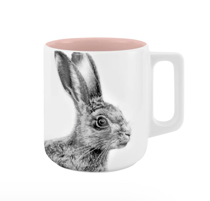Becher mit Henkel - Hase // Farbe Zuckerwatte