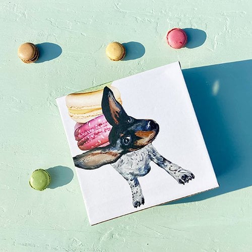 Sweet Wiener Dackel Kuchenteller Set