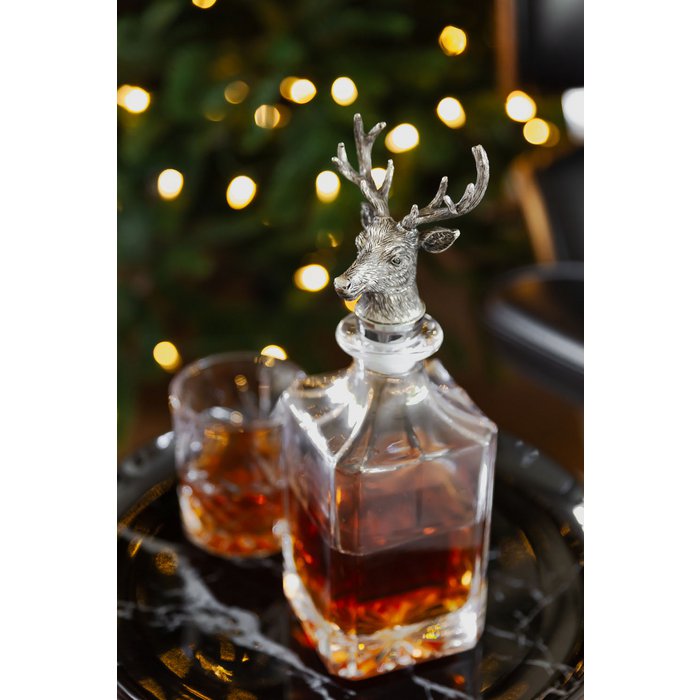 Glas Karaffe Hirsch