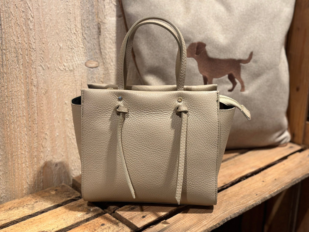 Leder Shopper Joya -Creme-