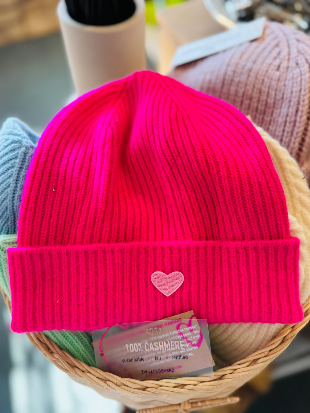ZWILLINGSHERZ Cashmere Mütze
