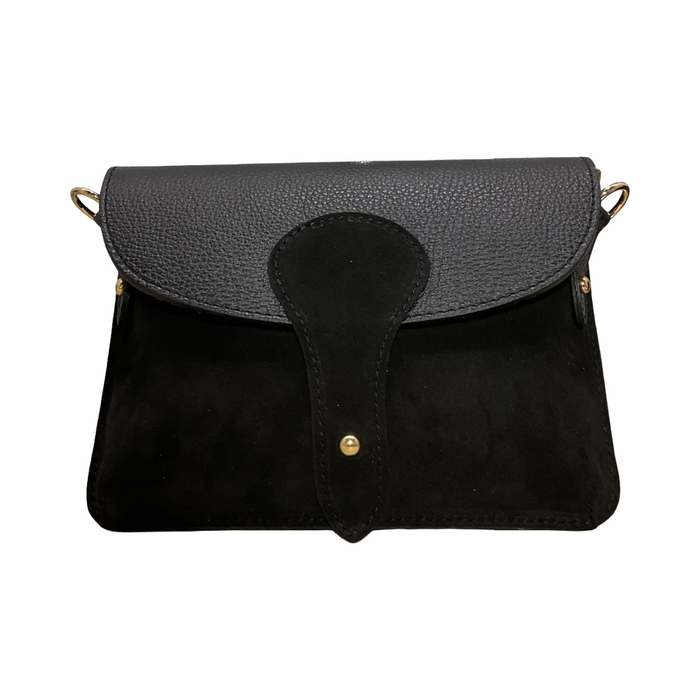 Leder Fieldsport Crossbody Bag -Black-