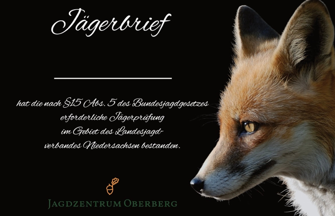Jägerbrief -Version wählbar-