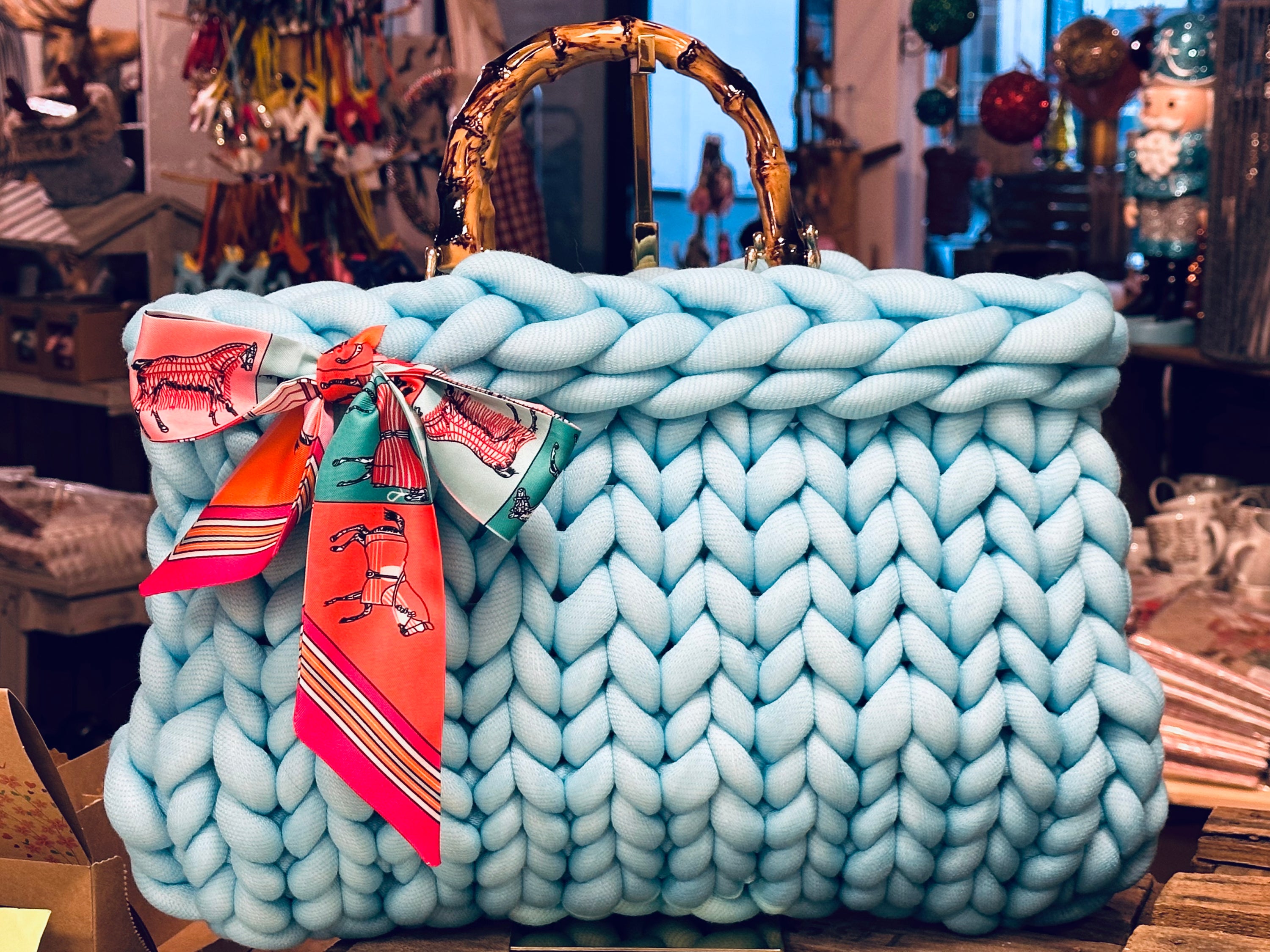 Lofty Loop Bag GIANT -Aqua mit Henkeln, Twilly-