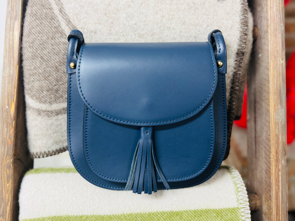 Leder Countrylife Bag -Marine-