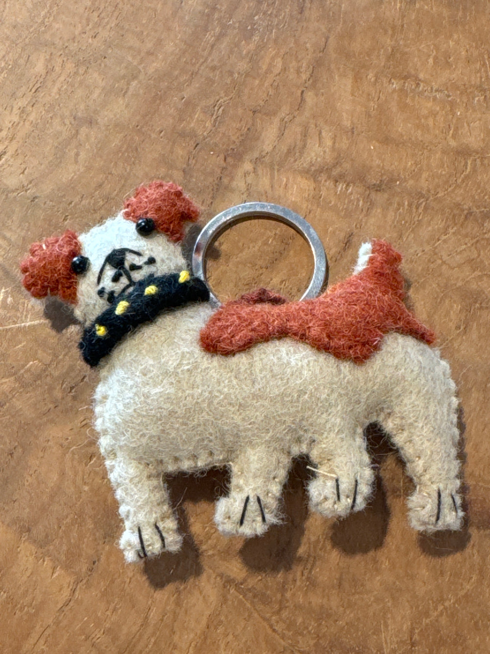 Filzhund Schlüsselanhänger