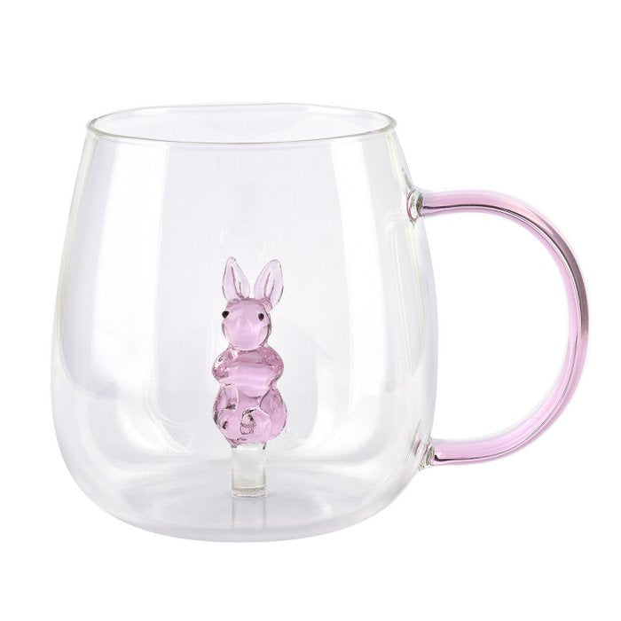 Maxi Happy Glass Mug Hase Rosi