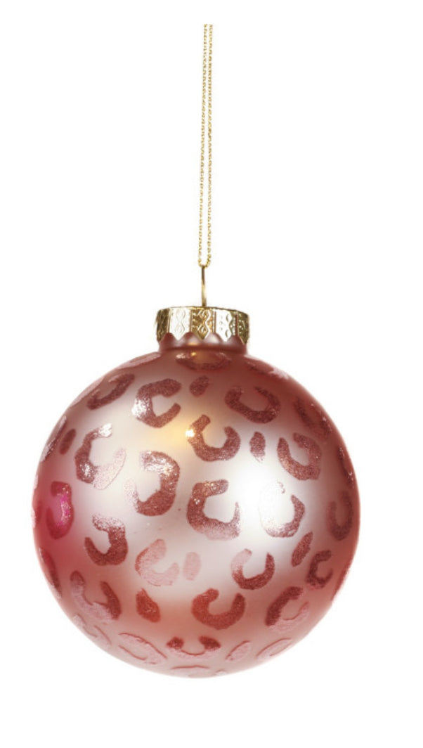 Baumanhänger Leokugel rosa