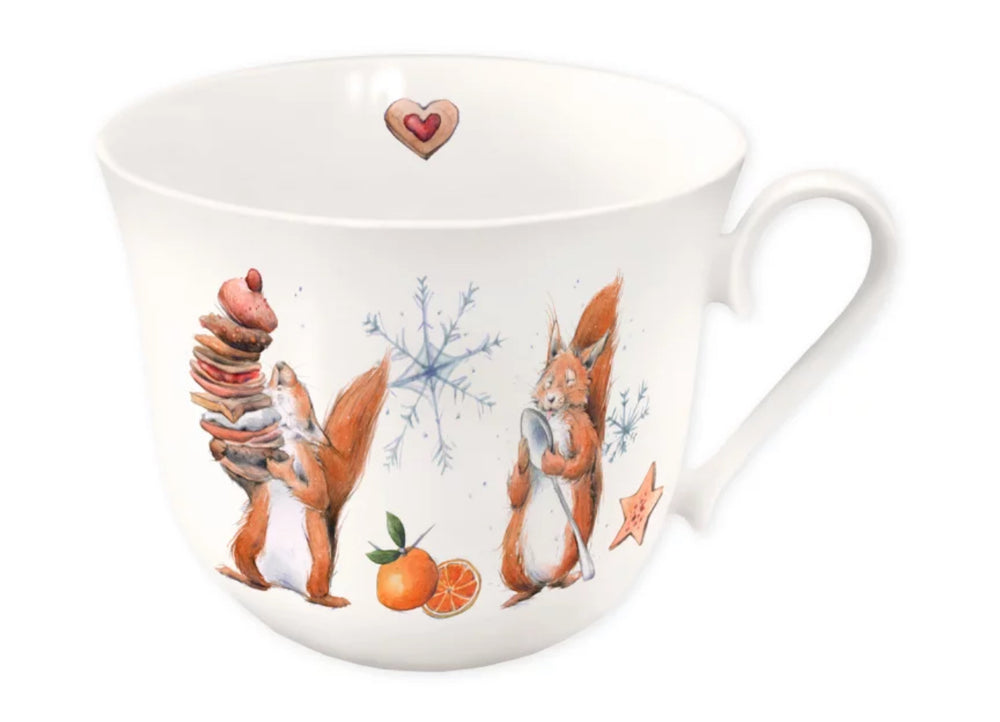 Lieblingstasse Weihnachts-Eichhörnchen