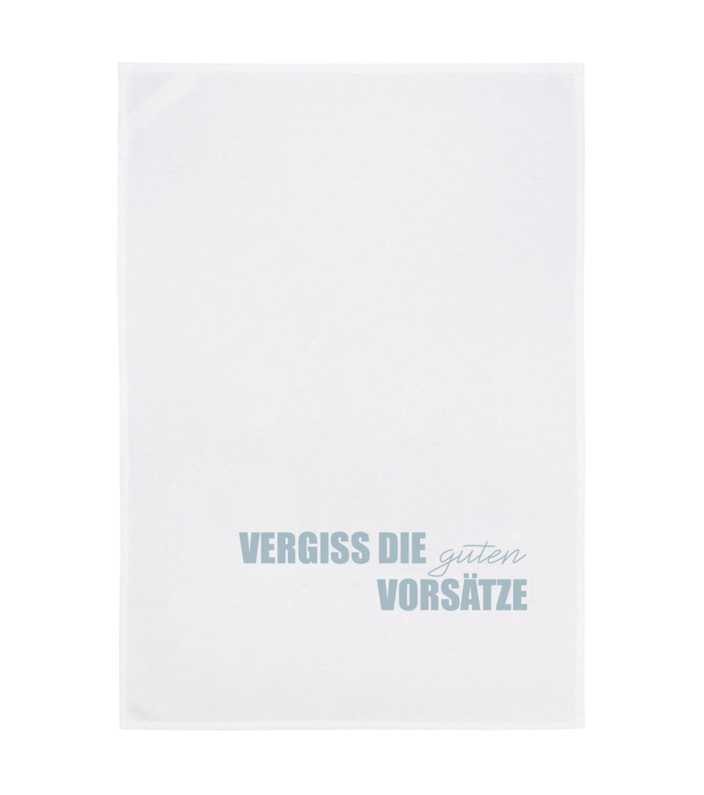 Geschirrtuch Vergiss die guten Vorsätze