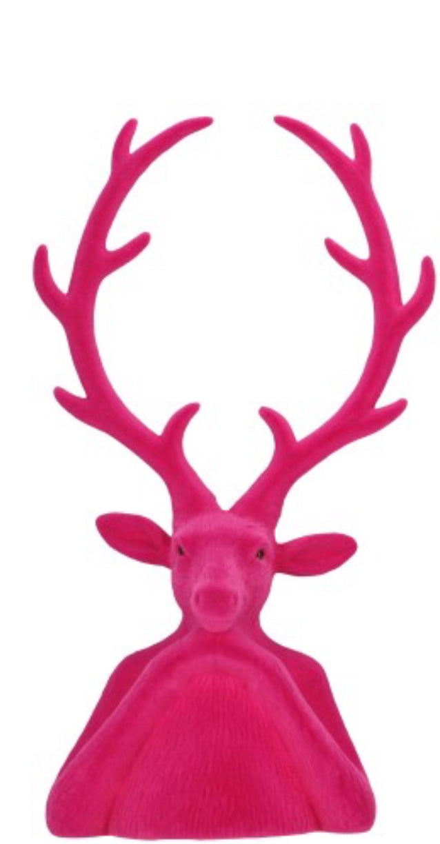 Hirsch Alma - pink Höhe 60cm
