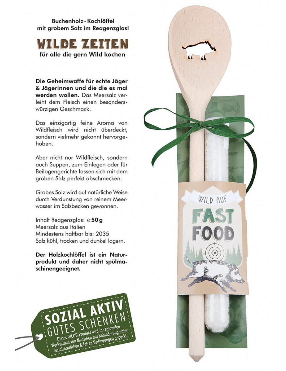 Kochlöffel Wild auf Fast Food