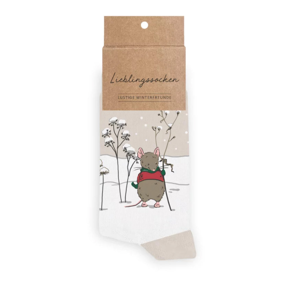 Lieblingssocken Lustige Winterfreunde