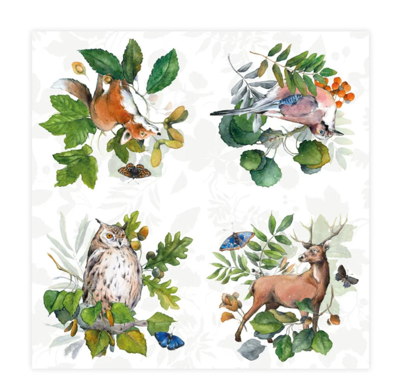 Cocktailserviette Unser Wald