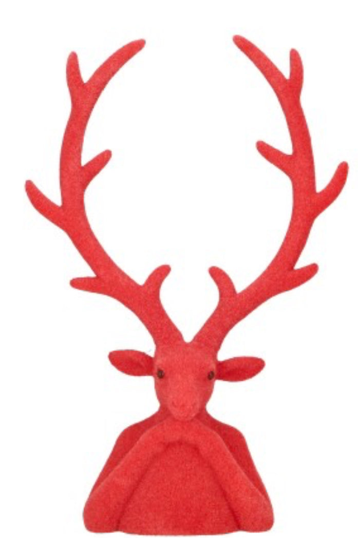 Hirsch Alma - orange Höhe 30cm