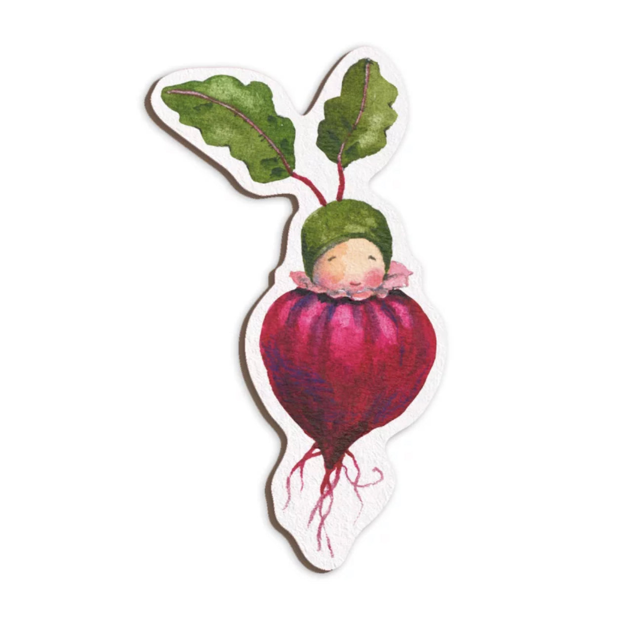 Holzmagnet Rote Beete