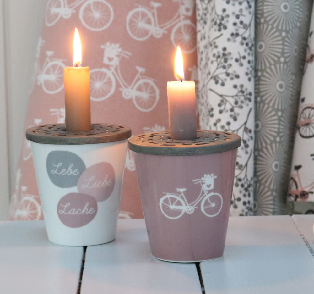 Happy Mug Bike -rosa-