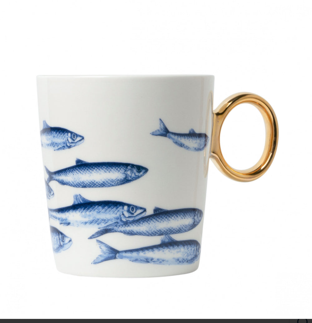 Dutch Blue Kaffeebecher 380ml Fisch