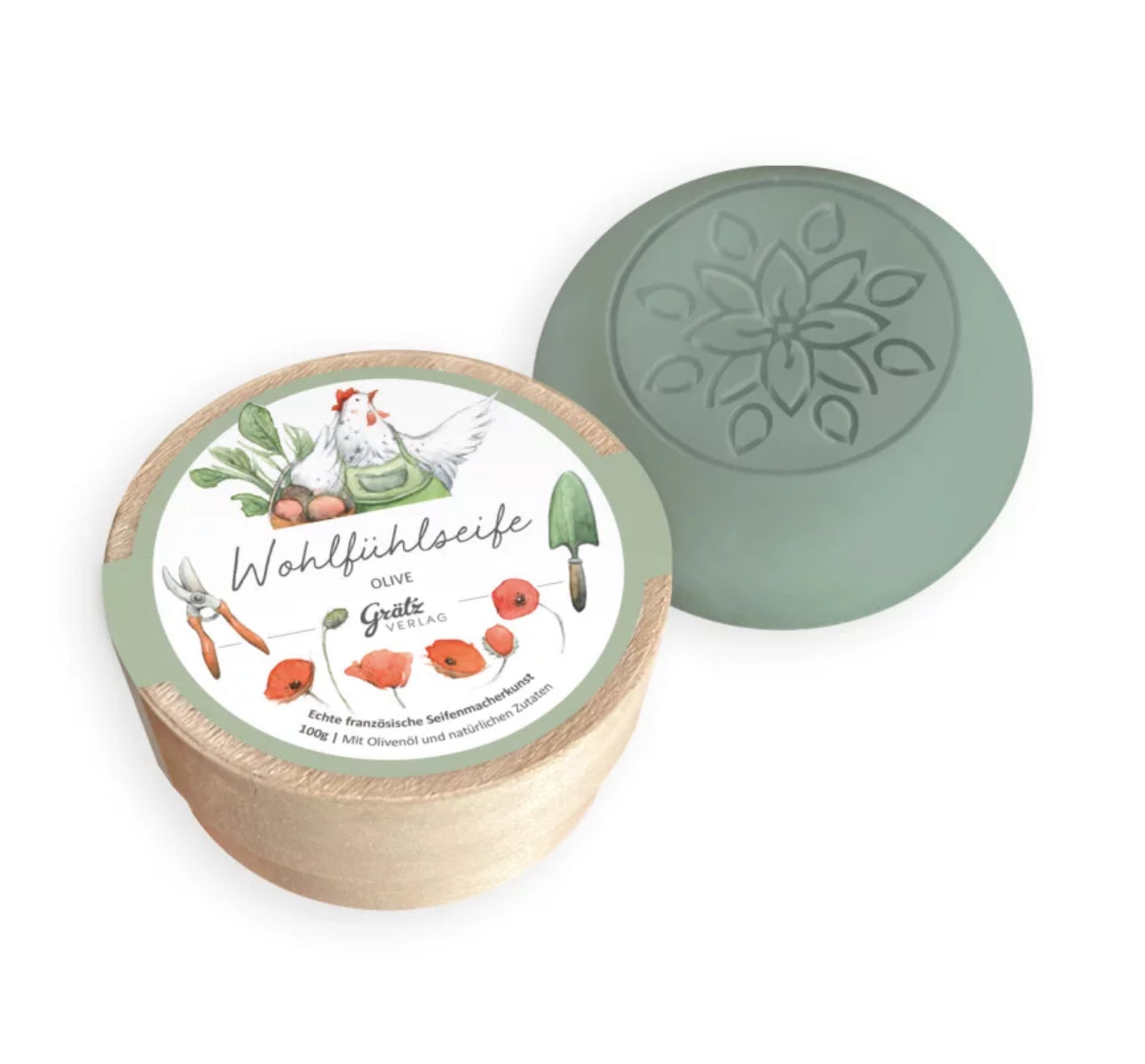 Seife Olive Hühnerbande