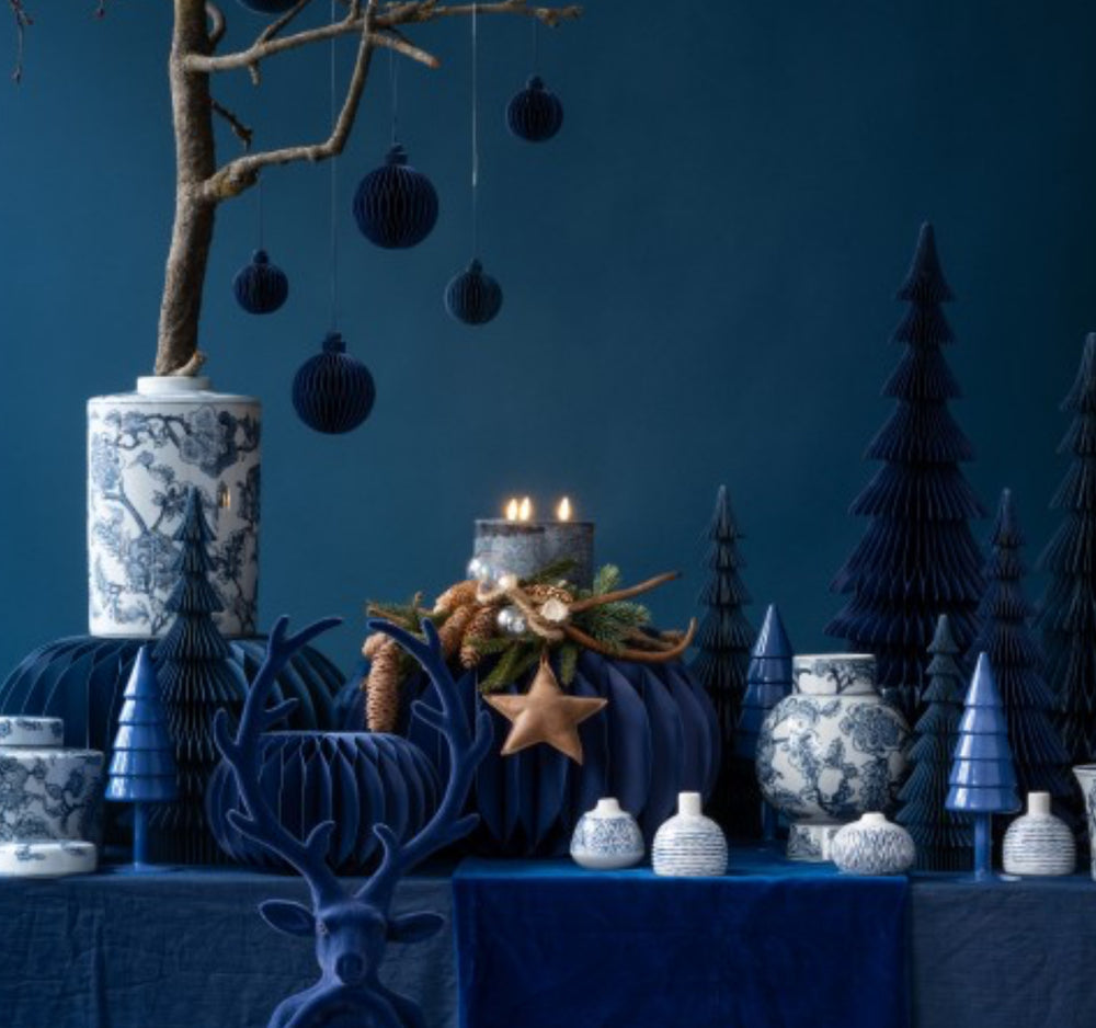 Hirsch Trutz - hellblau Höhe 60cm