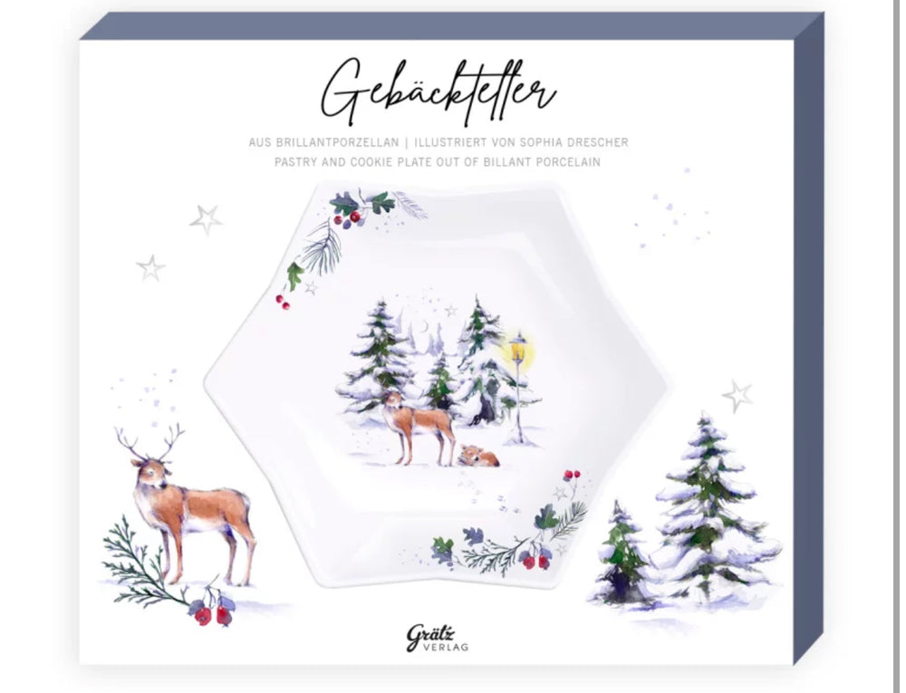 Gebäckteller Winterpark