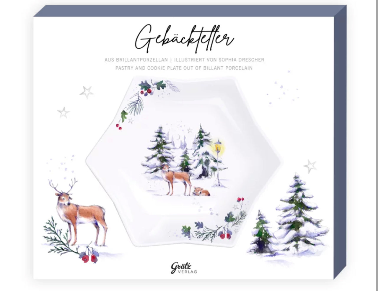 Gebäckteller Winterpark