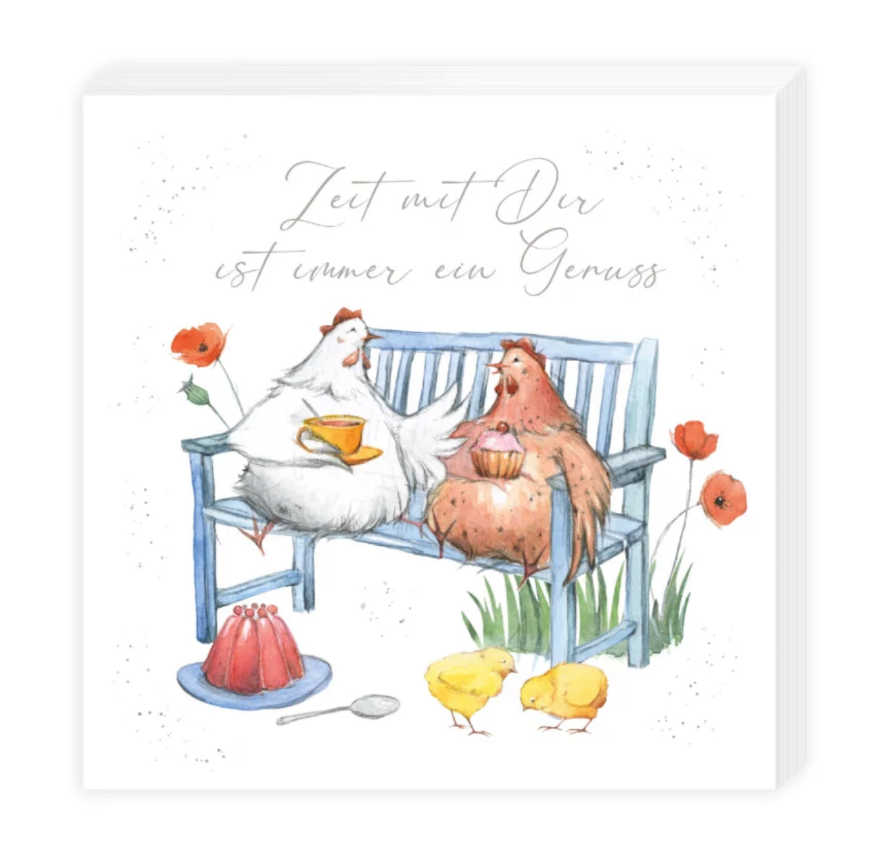 Cocktailserviette Hühnerbande