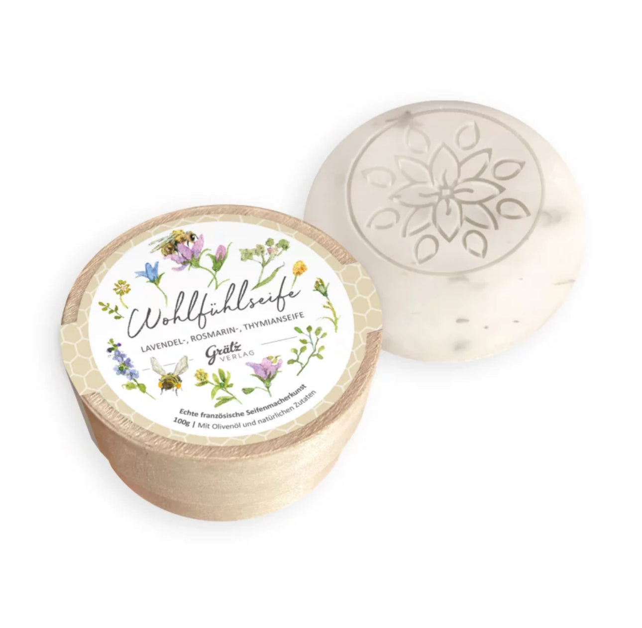 Seife Lavendel, Rosmarin, Thymian Wilde Bienen