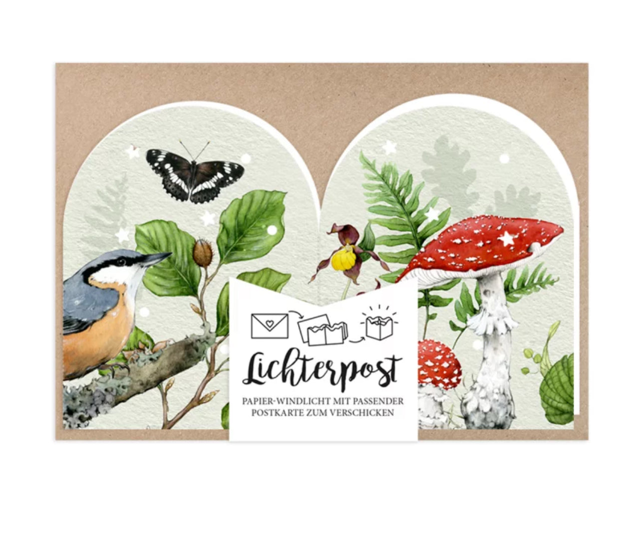 Lichterpost Laubwald