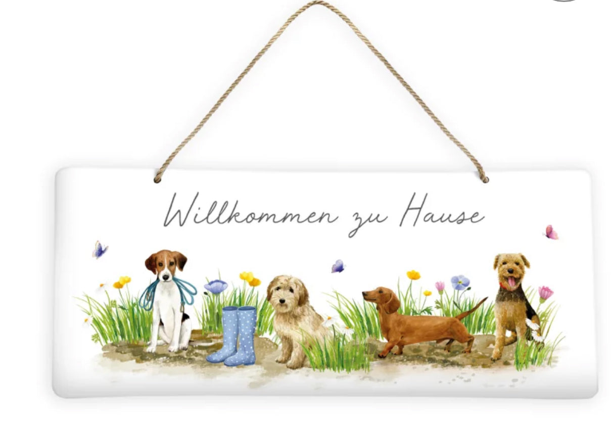 Dekoschild Hundeliebe