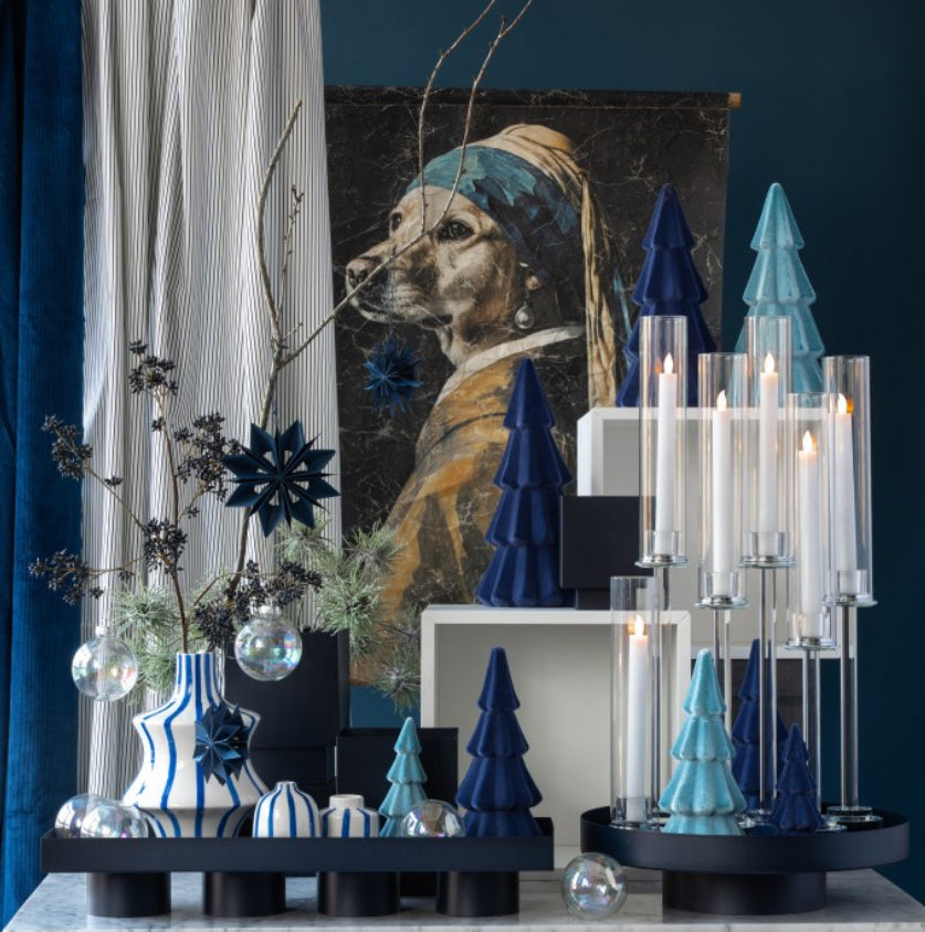 Tanne Gretel - himmelblau Höhe 18cm