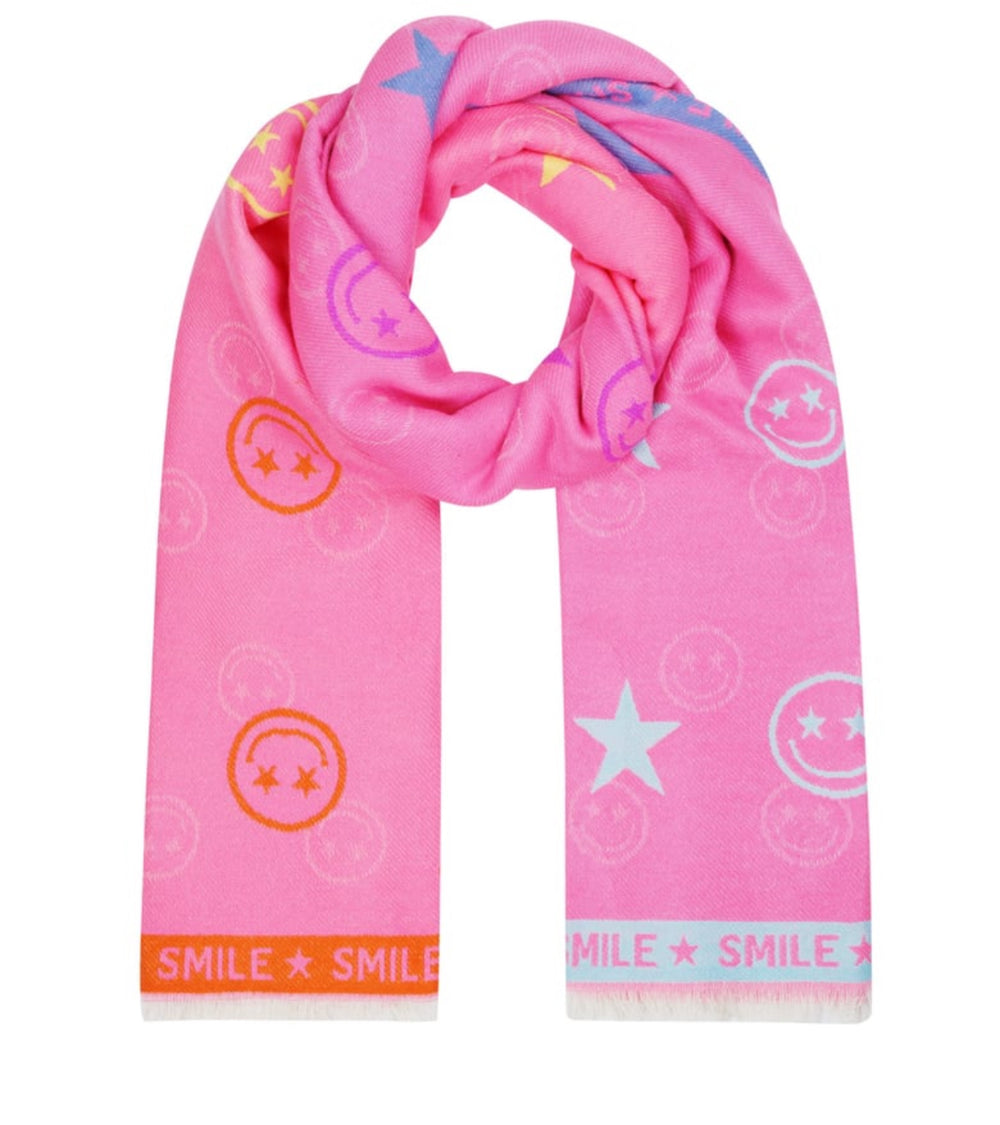 Colourful Smile Schal Fuchsia