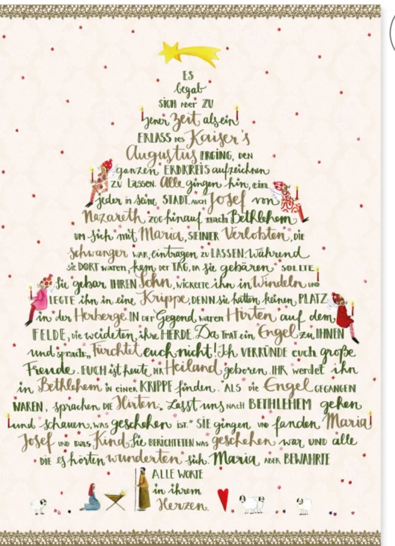 Poster DIN A2 Weihnachtsbaum