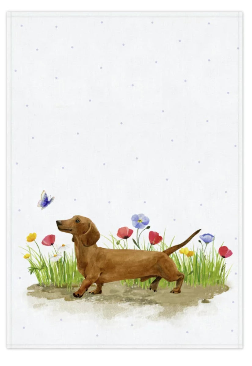 Geschirrtuch Dackel Fred