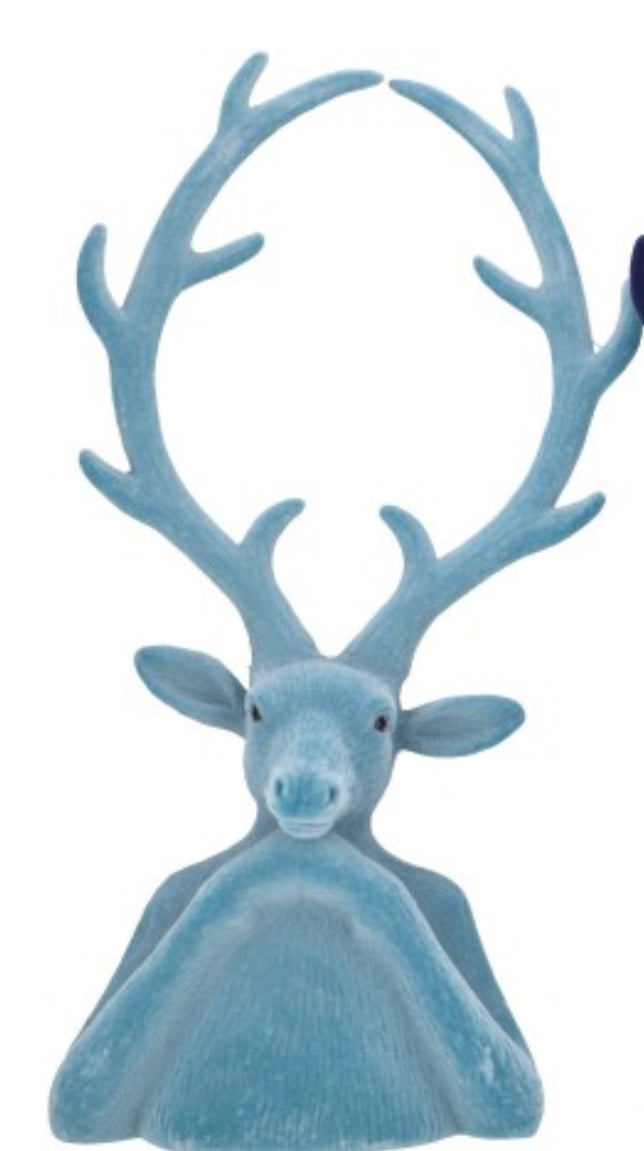 Hirsch Trutz - hellblau Höhe 60cm