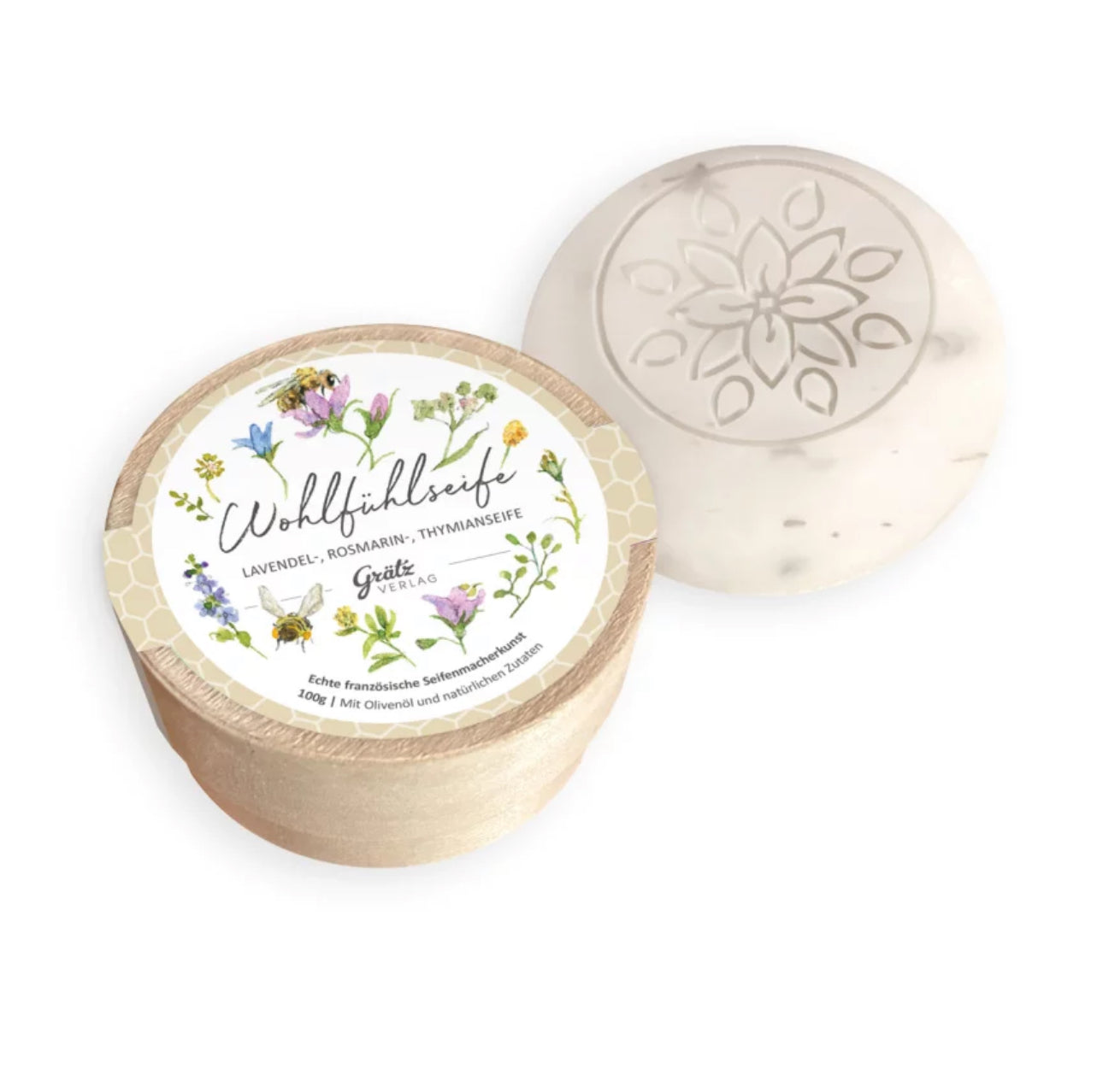 Seife Lavendel, Rosmarin, Thymian Wilde Bienen