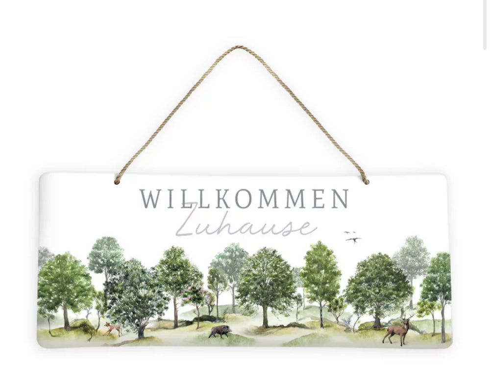 Dekoschild Waldliebe