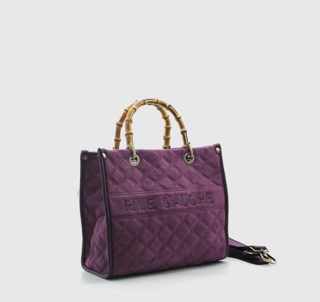 Rive Gauche Signature Collection Bag MEDIUM -Lavender-