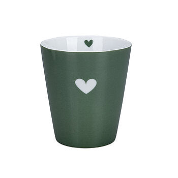 Green Heart Kaffeebecher