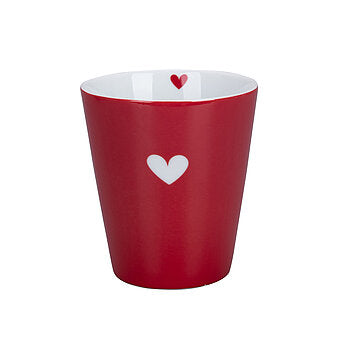 Red Heart Kaffeebecher