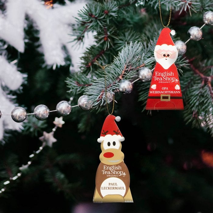 Wintertee Geschenk "Fröhliche Weihnachtsgesellen", BIO, 10 Pyramidenbeutel