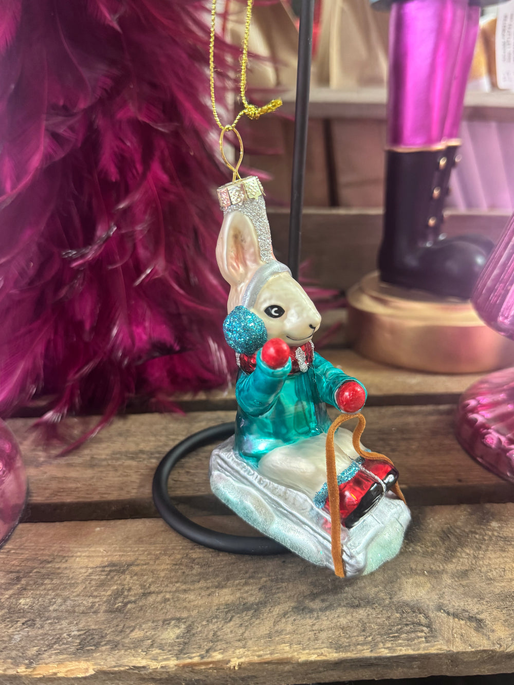 Baumanhänger Schlittenhase