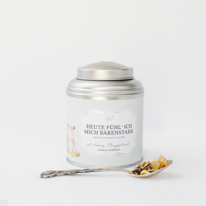 Kindertee „Heute fühl ich mich bärenstark“