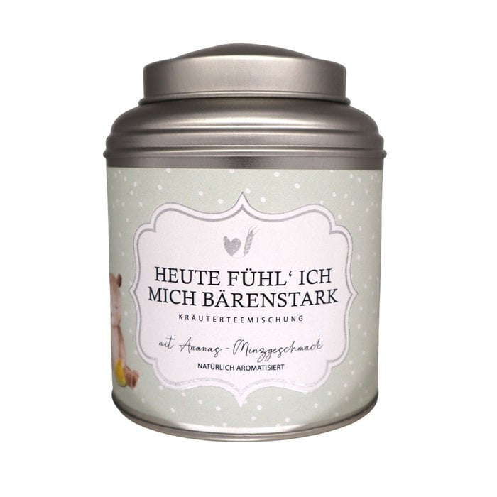 Kindertee „Heute fühl ich mich bärenstark“